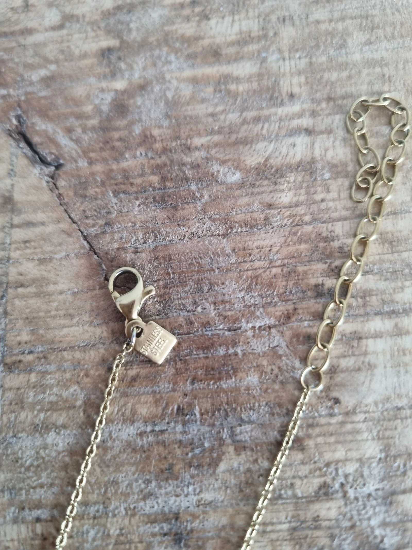 Parure de joyas Victoria - Collar y pendientes geométricos (Acero inoxidable) – photo 6